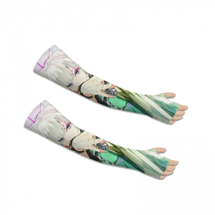 Arknights Printed Long Cycling Sleeve Sun Protection Sleeve