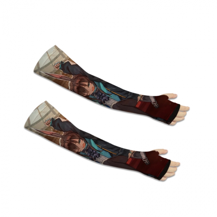 Arknights Printed Long Cycling Sleeve Sun Protection Sleeve