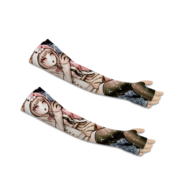 Dangan-Ronpa Printed Long Cycling Sleeve Sun Protection Sleeve