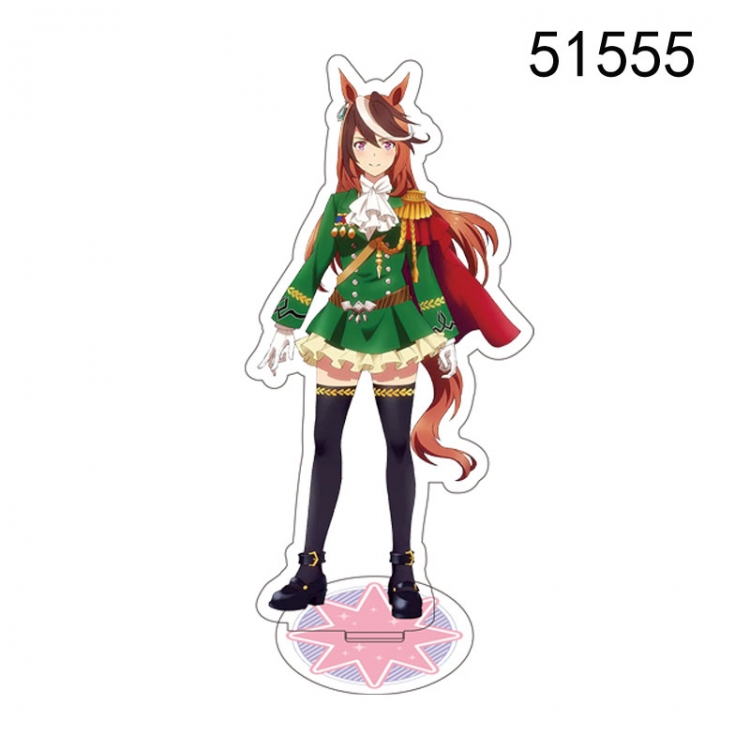 Pretty Derby  Anime characters acrylic Standing Plates Keychain 15CM 51555