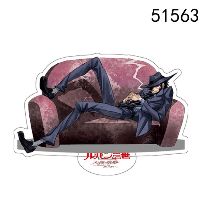 Lupin III Anime characters acrylic Standing Plates Keychain 15CM 51563