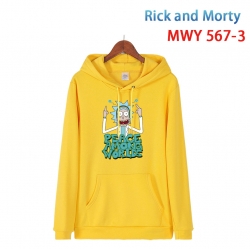 Rick and Morty Cotton Hooded P...