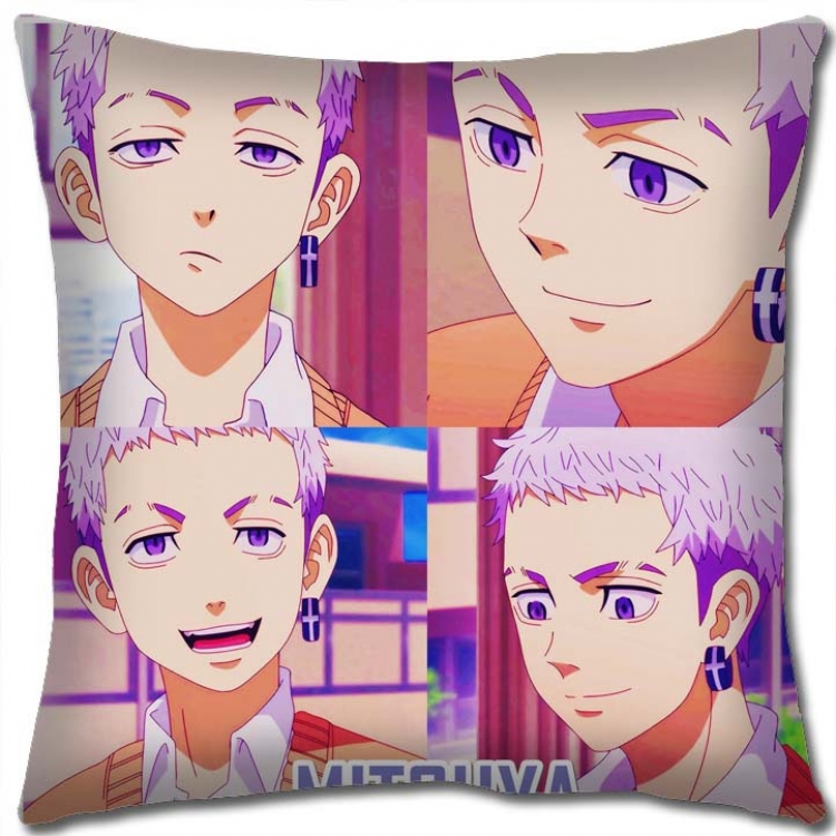 Tokyo Revengers Anime square full-color pillow cushion 45X45CM NO FILLING  D2-23