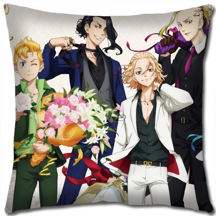 Tokyo Revengers Anime square full-color pillow cushion 45X45CM NO FILLING D2-58