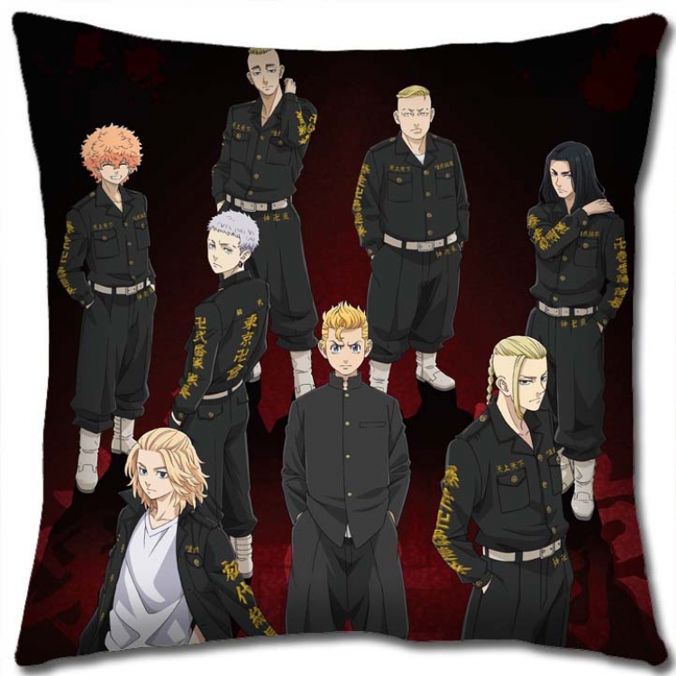 Tokyo Revengers Anime square full-color pillow cushion 45X45CM NO FILLING  D2-52