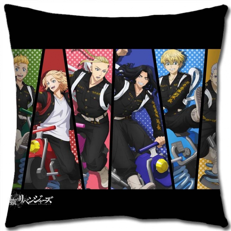 Tokyo Revengers Anime square full-color pillow cushion 45X45CM NO FILLING  D2-51