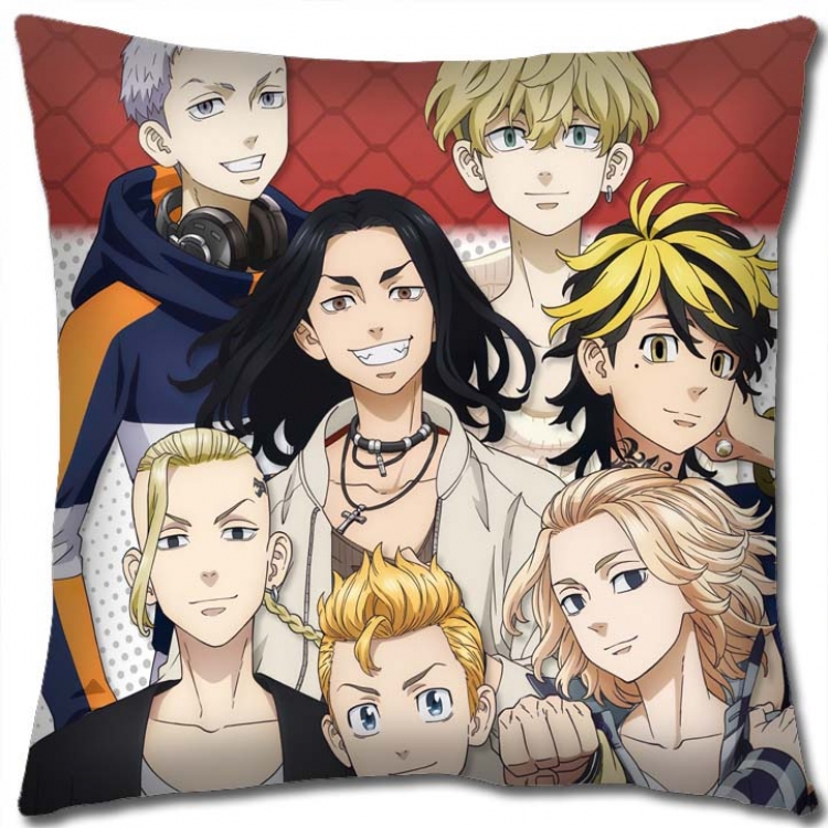 Tokyo Revengers Anime square full-color pillow cushion 45X45CM NO FILLING  D2-33