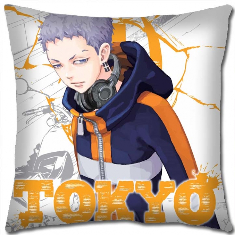 Tokyo Revengers Anime square full-color pillow cushion 45X45CM NO FILLING  D2-14