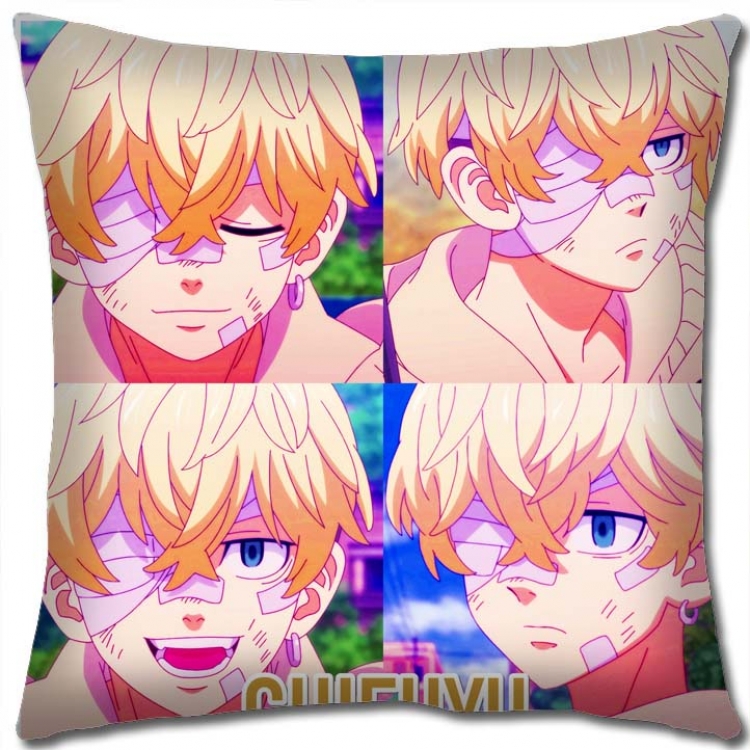 Tokyo Revengers Anime square full-color pillow cushion 45X45CM NO FILLING  D2-18