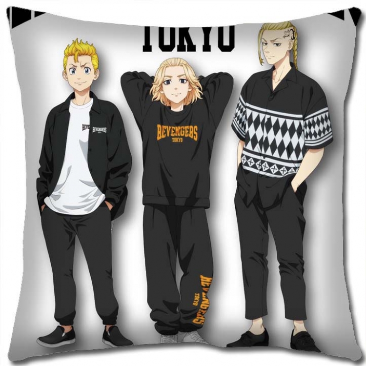 Tokyo Revengers Anime square full-color pillow cushion 45X45CM NO FILLING  D2-41