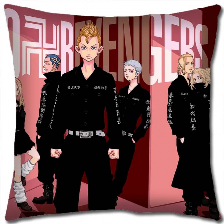 Tokyo Revengers Anime square full-color pillow cushion 45X45CM NO FILLING D2-47