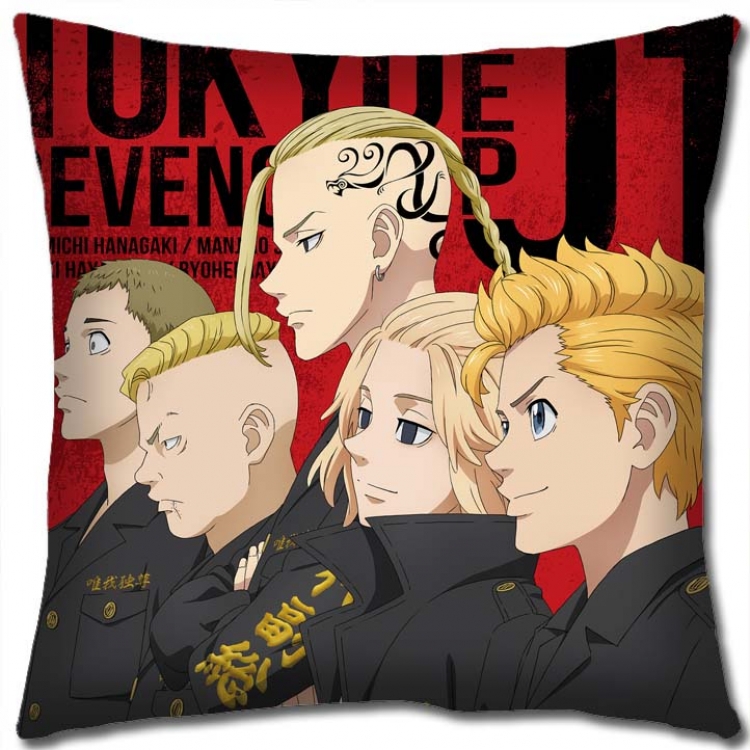 Tokyo Revengers Anime square full-color pillow cushion 45X45CM NO FILLING D2-39