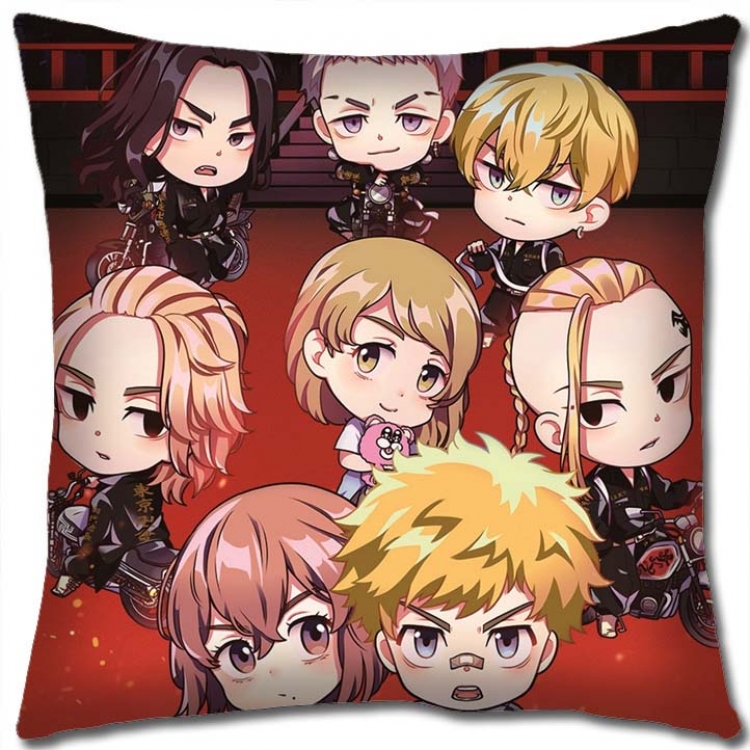 Tokyo Revengers Anime square full-color pillow cushion 45X45CM NO FILLING  D2-25