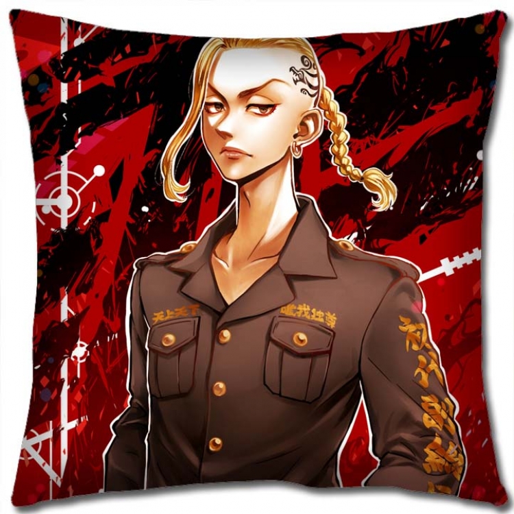 Tokyo Revengers Anime square full-color pillow cushion 45X45CM NO FILLING  D2-2