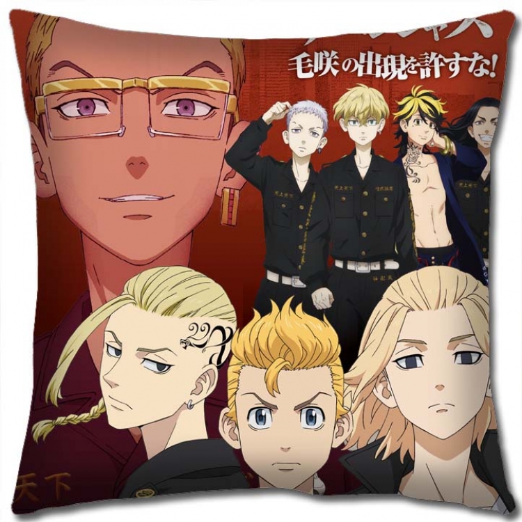 Tokyo Revengers Anime square full-color pillow cushion 45X45CM NO FILLING  D2-35