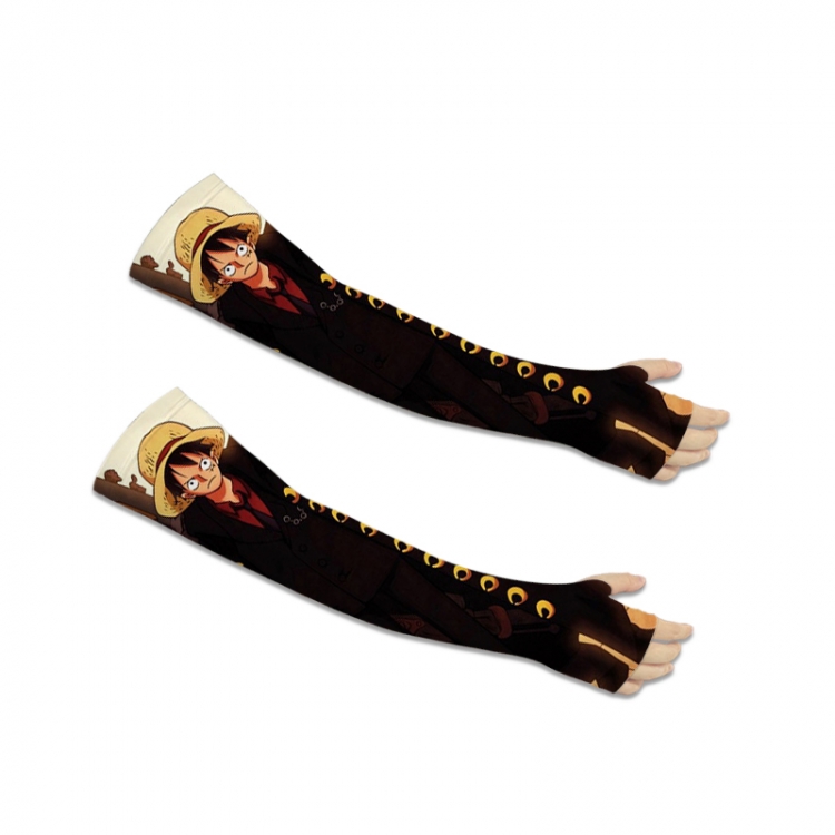 One Piece Printed Long Cycling Sleeve Sun Protection Sleeve