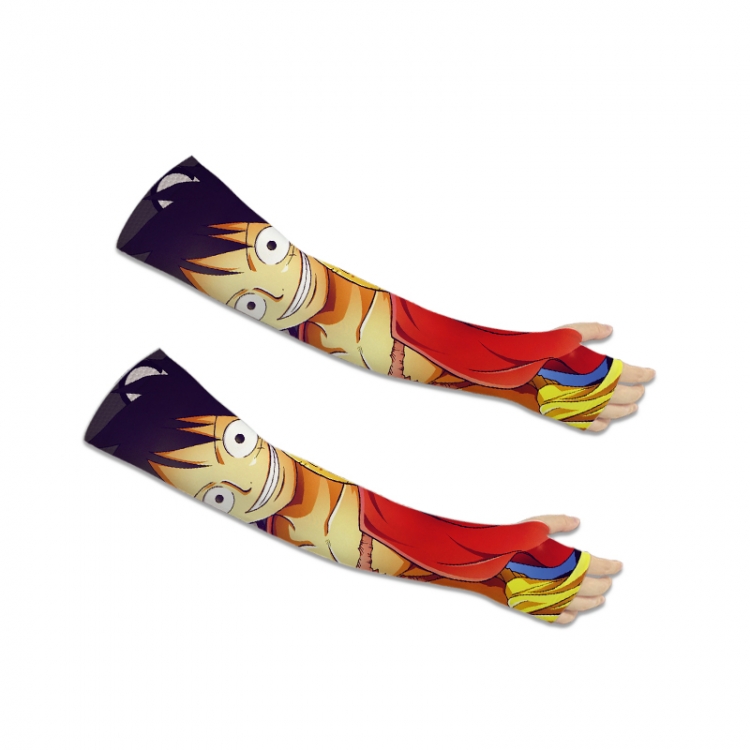 One Piece Printed Long Cycling Sleeve Sun Protection Sleeve