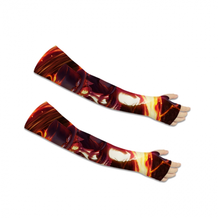 One Piece Printed Long Cycling Sleeve Sun Protection Sleeve