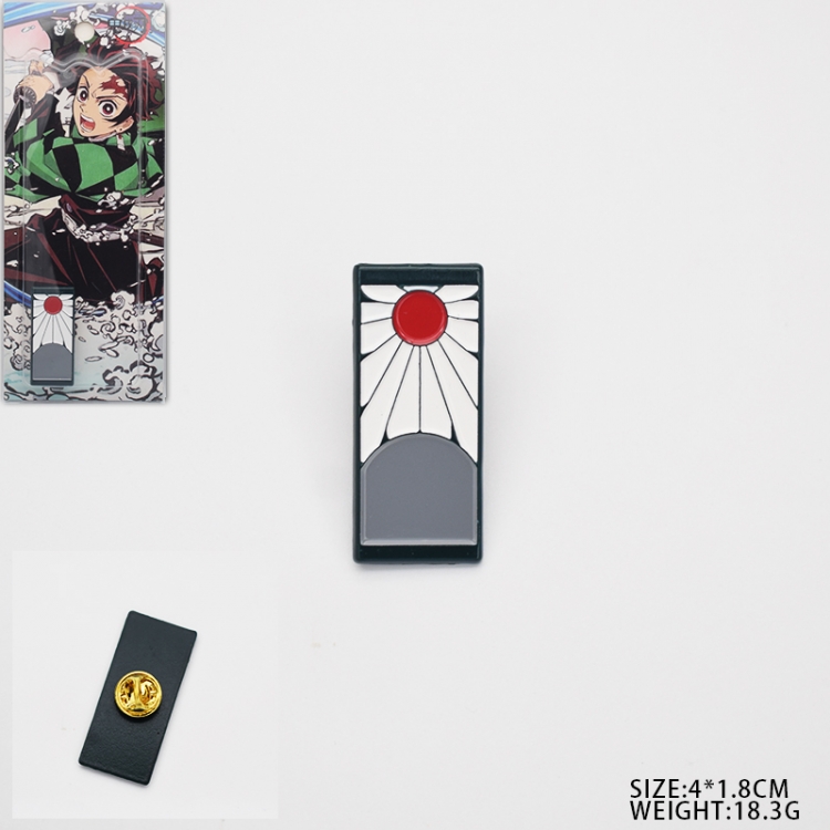 Demon Slayer Kimets Anime cartoon metal brooch