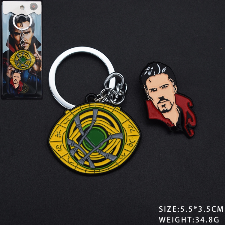 Doctor Strange Anime cartoon skewers Key Chain school bag pendant style B