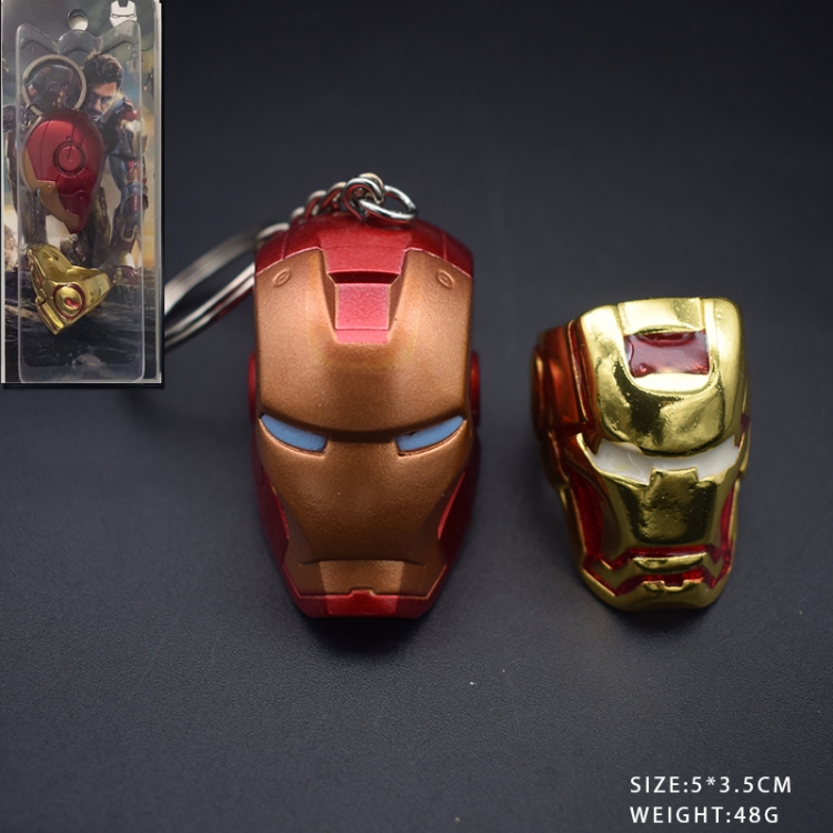 iron Man Doctor Strange Anime cartoon skewers Key Chain school bag pendant