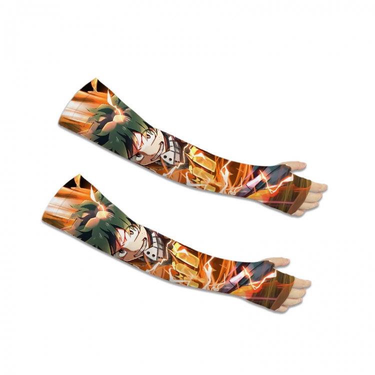 My Hero Academia Printed Long Cycling Sleeve Sun Protection Sleeve