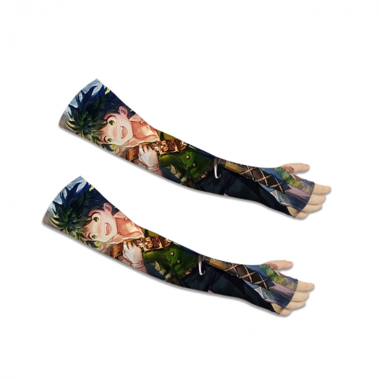 My Hero Academia Printed Long Cycling Sleeve Sun Protection Sleeve