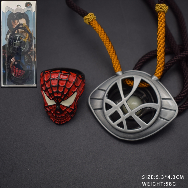 Doctor Strange Anime cartoon keychain necklace pendant
