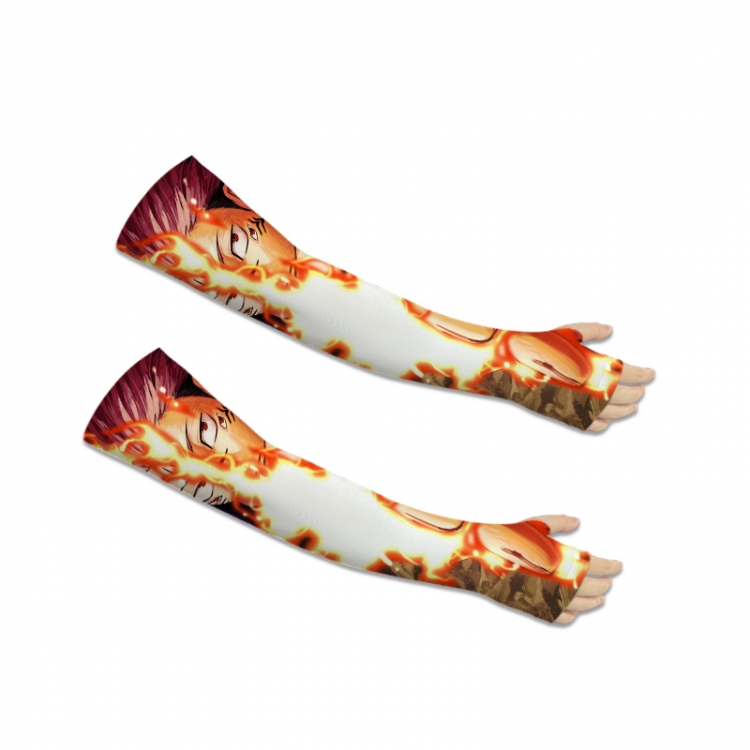Jujutsu Kaisen   Printed Long Cycling Sleeve Sun Protection Sleeve