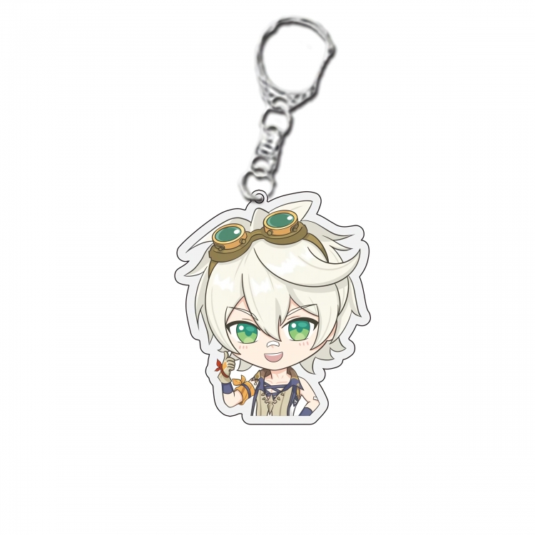 Genshin Impact  Anime acrylic Key Chain  price for 5 pcs 10124
