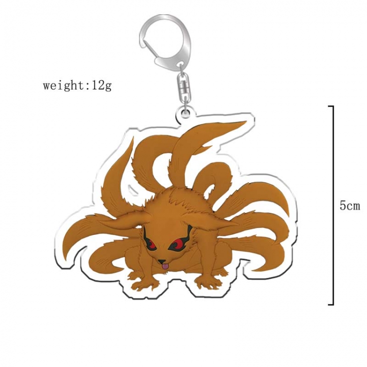 Naruto Anime acrylic Key Chain  price for 5 pcs 10094