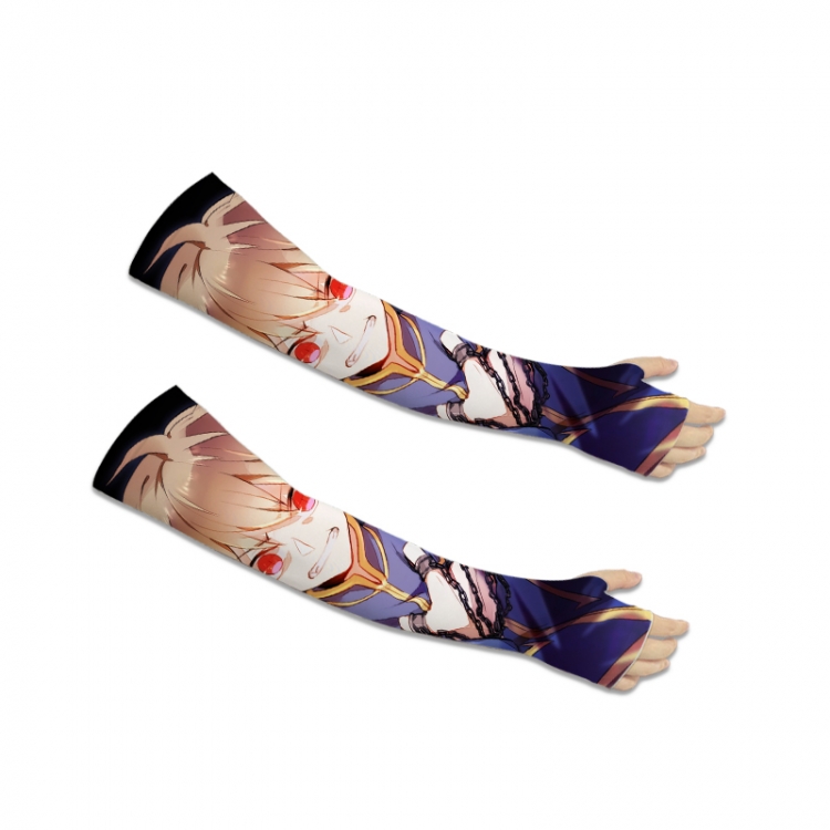 HunterXHunter Printed Long Cycling Sleeve Sun Protection Sleeve