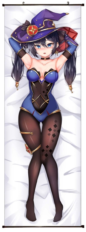 Genshin Impact  Anime  Plastic pole cloth painting Wall Scroll 60X170CM  Y1-200