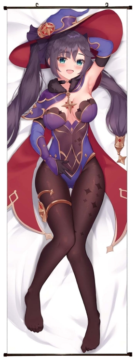 Genshin Impact  Anime  Plastic pole cloth painting Wall Scroll 60X170CM  Y1-224