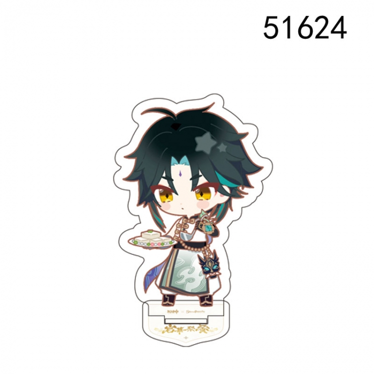 Genshin Impact  Anime character acrylic Standing Plates  Keychain 10CM 51624