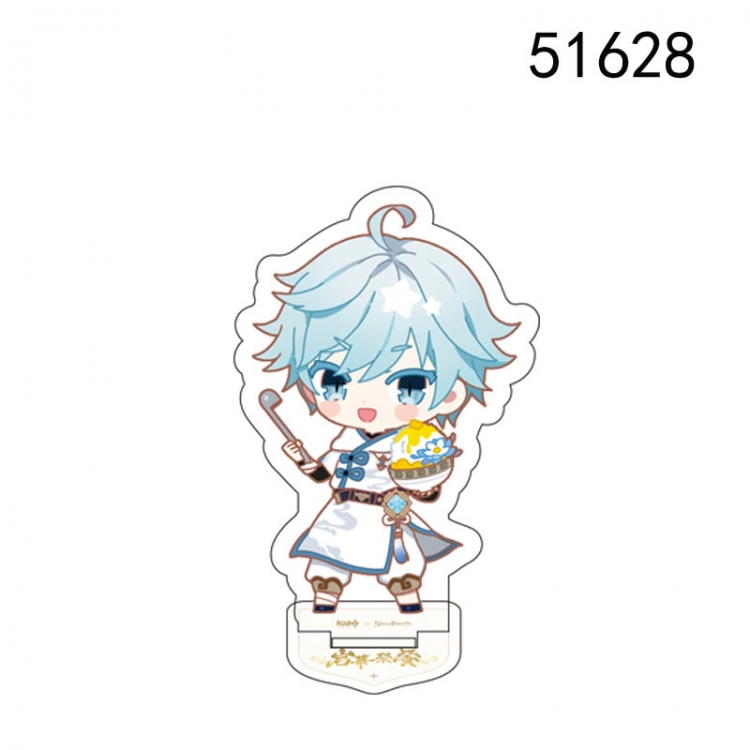 Genshin Impact  Anime character acrylic Standing Plates  Keychain 10CM 51628