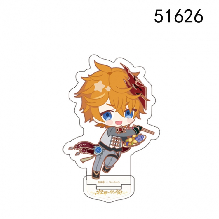 Genshin Impact  Anime character acrylic Standing Plates  Keychain 10CM 51626