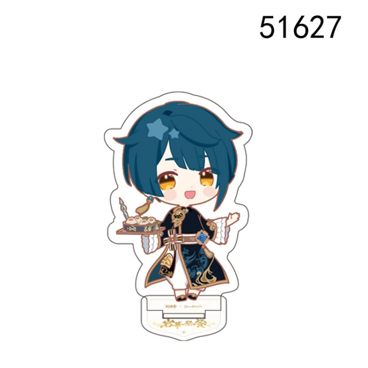 Genshin Impact  Anime character acrylic Standing Plates  Keychain 10CM 51627