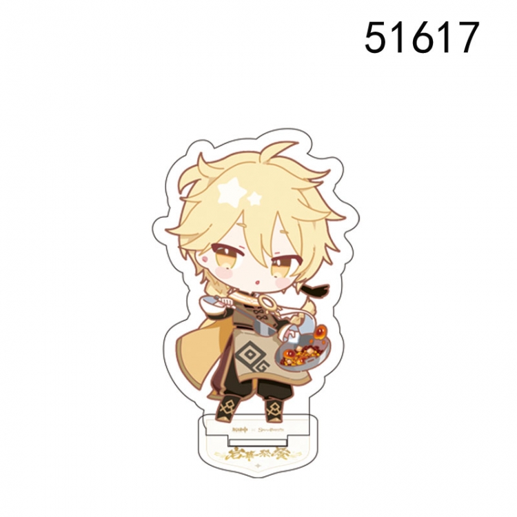 Genshin Impact  Anime character acrylic Standing Plates  Keychain 10CM 51617