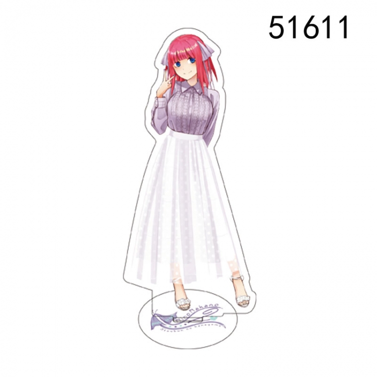 The Quintessential Qunintupiets Anime characters acrylic Standing Plates Keychain 15CM 51611