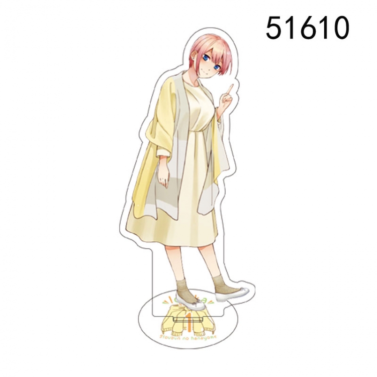 The Quintessential Qunintupiets  Anime characters acrylic Standing Plates Keychain 15CM 51610