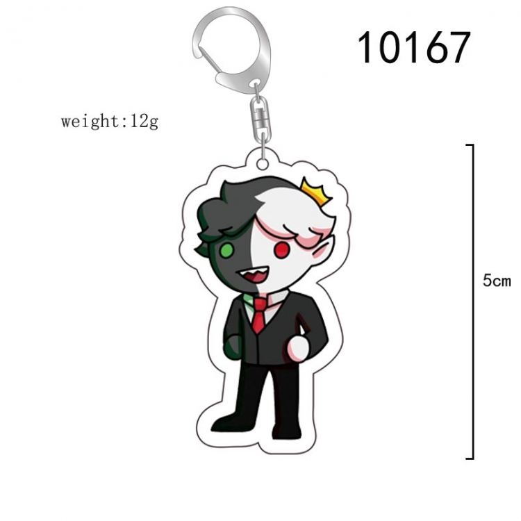 Ranboo Sit  Anime acrylic Key Chain  price for 5 pcs 10167