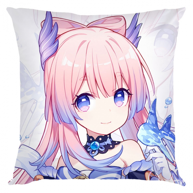 Genshin Impact Anime square full-color pillow cushion 45X45CM NO FILLING  Y1-25