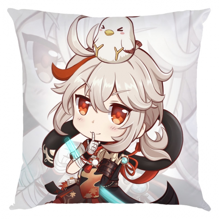 Genshin Impact Anime square full-color pillow cushion 45X45CM NO FILLING  Y1-9