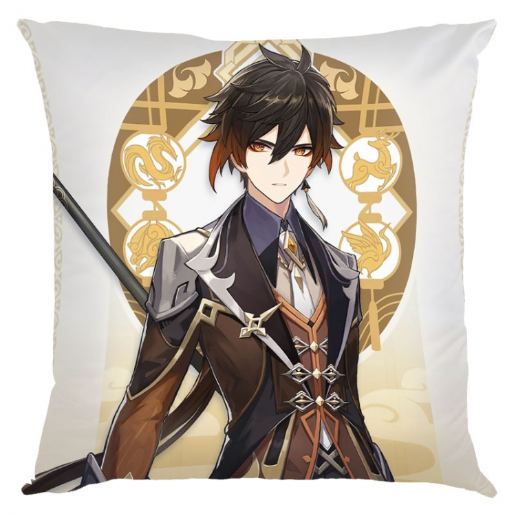 Genshin Impact Anime square full-color pillow cushion 45X45CM NO FILLING