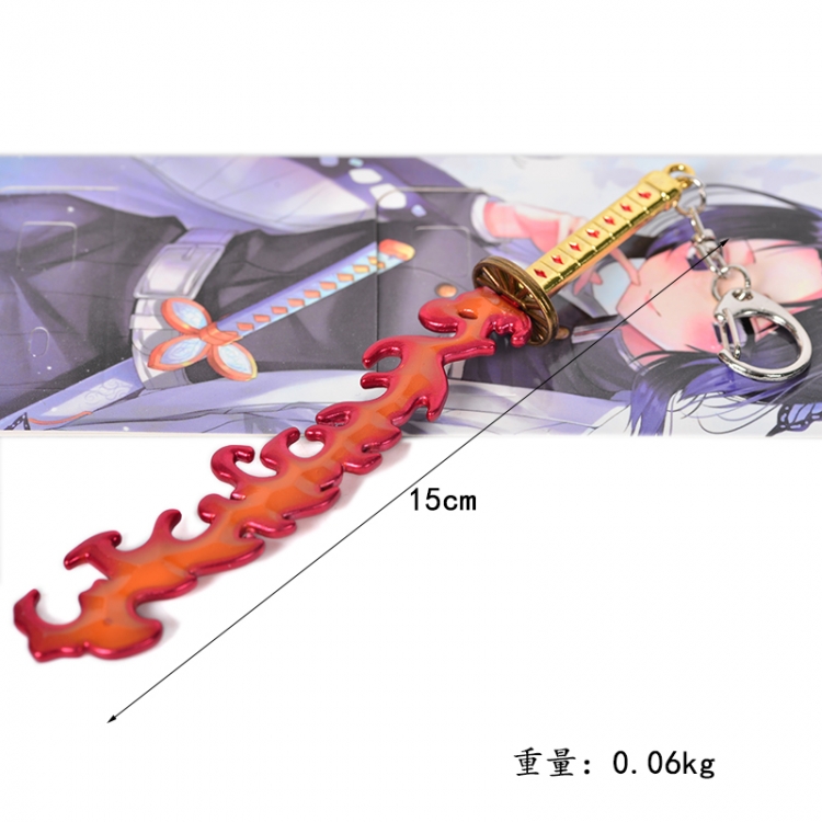 Demon Slayer Kimets Animation peripheral metal keychain pendant price for 5 pcs