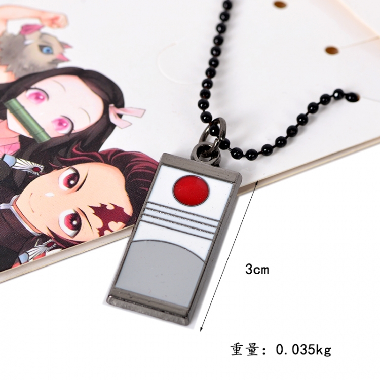 Demon Slayer Kimets Anime cartoon metal necklace pendant price for 5 pcs