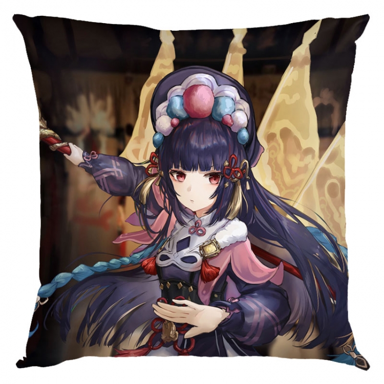 Genshin Impact  Anime square full-color pillow cushion 45X45CM NO FILLING  Y1-197