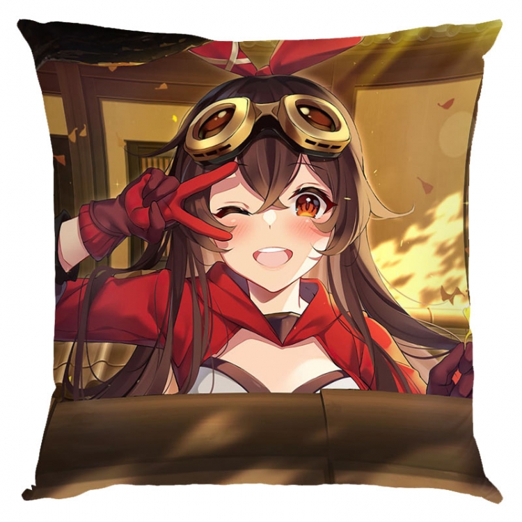 Genshin Impact  Anime square full-color pillow cushion 45X45CM NO FILLING Y1-185