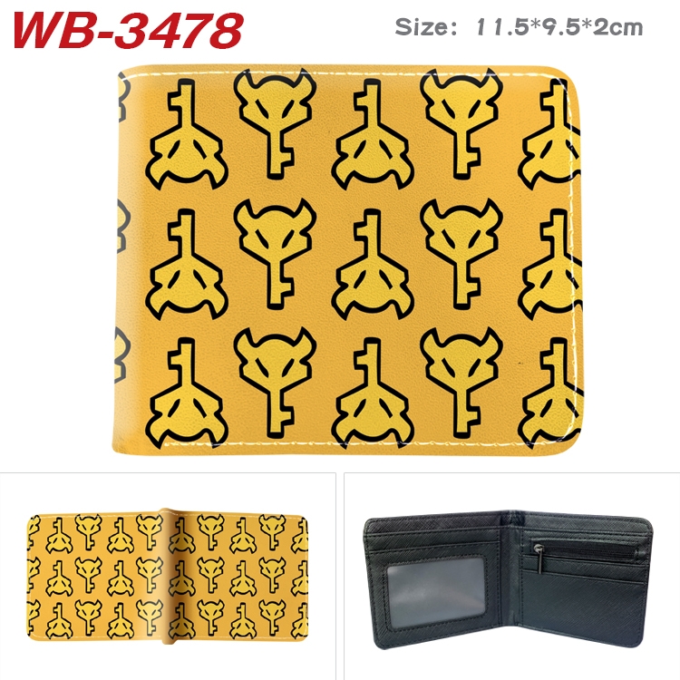 The Legend of Zelda Anime color book two-fold leather wallet 11.5X9.5X2CM  WB-3478A